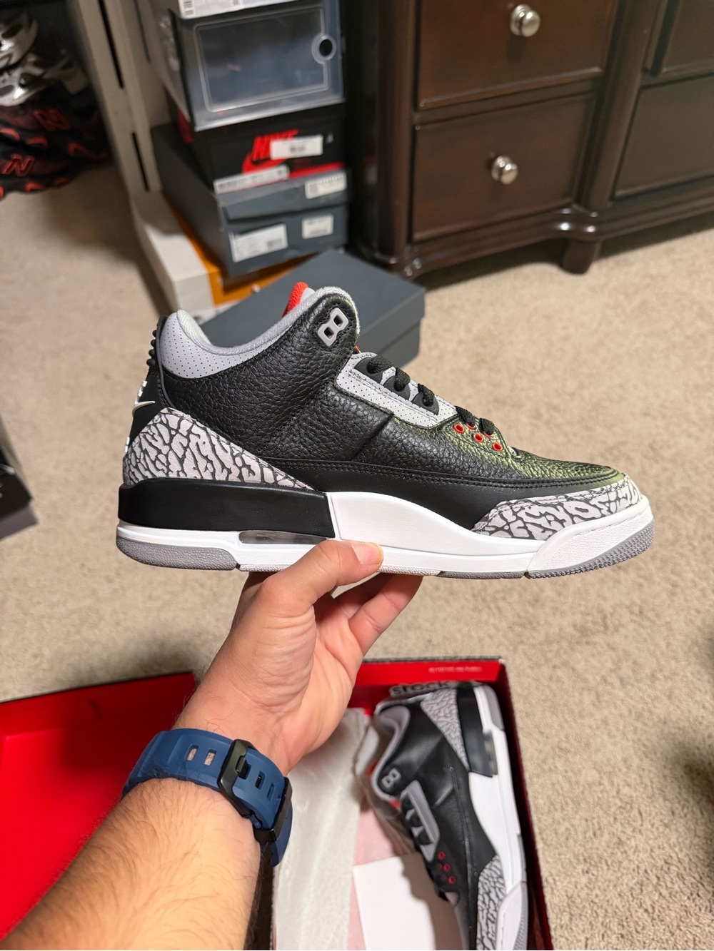 Jordan 3 Black Cement (2018)